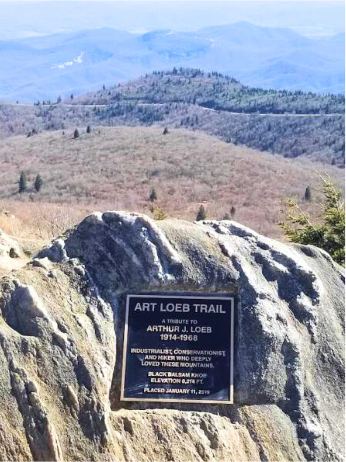Picture of Art Loeb Trail sign